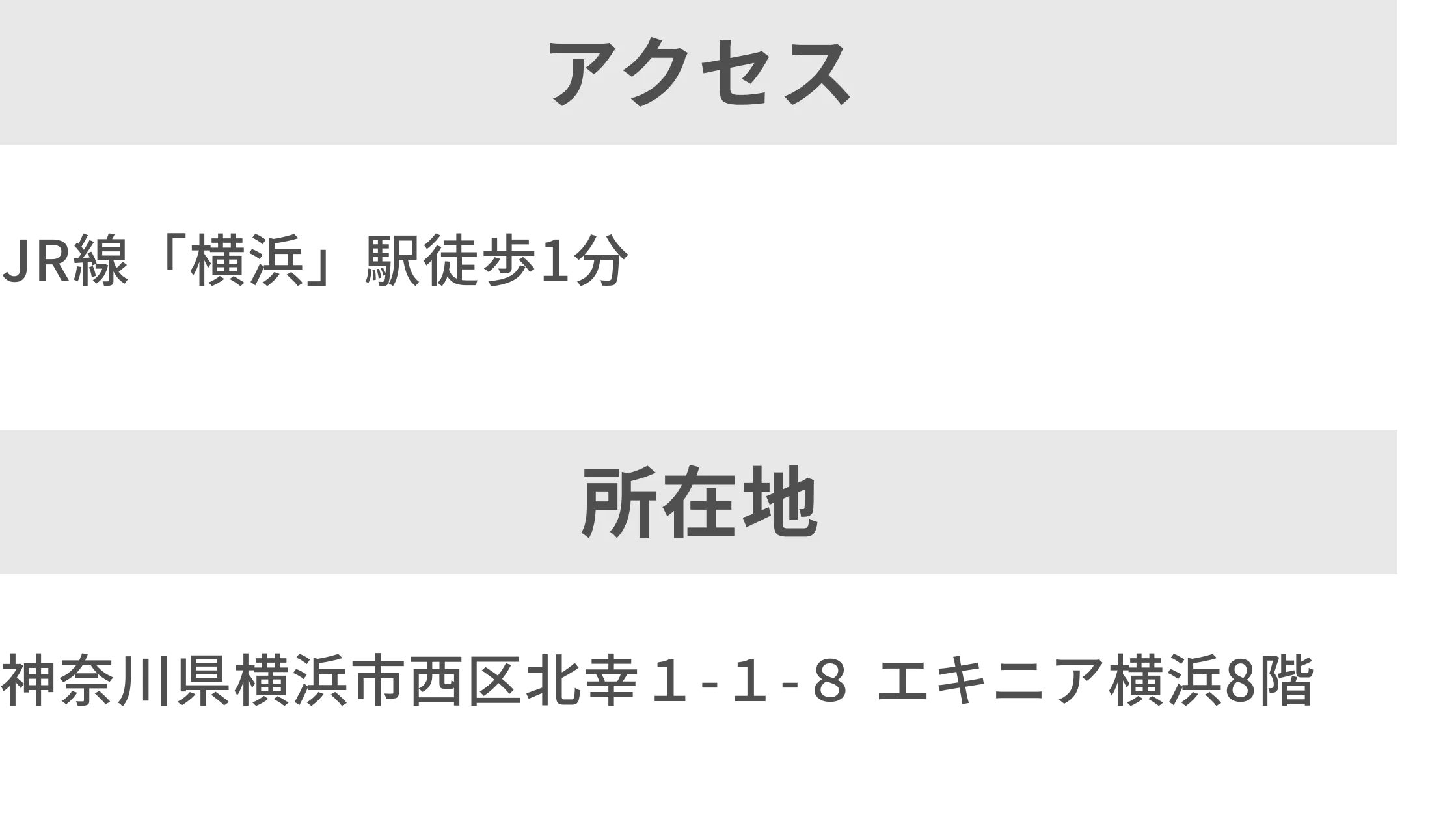 アクセス